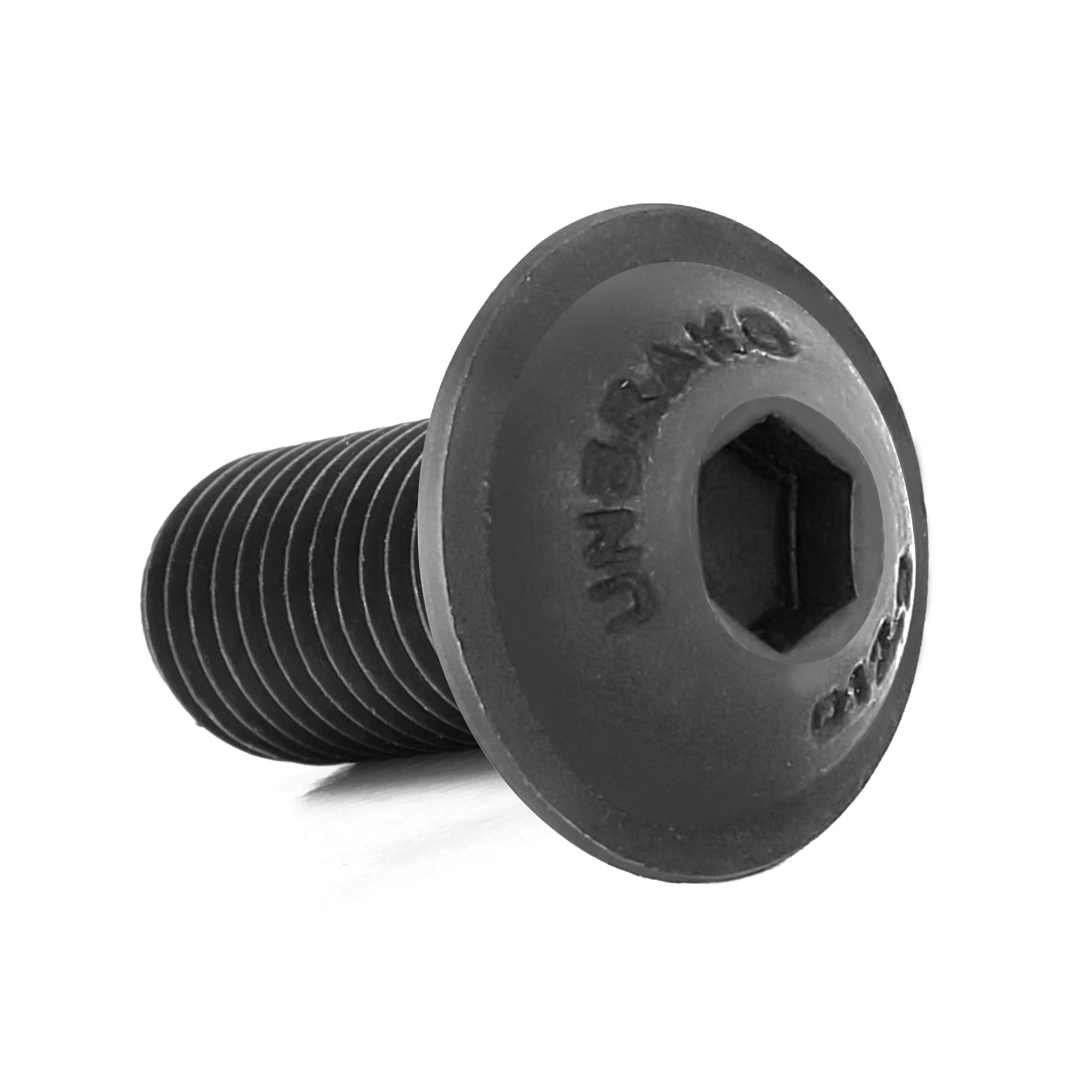 1/4-20x3/8 ASME B18.3 Alloy Steel Flange Button Hd Socket Cap Screw Full Thrd Black Oxide  (Unbrako)